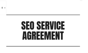 SEO Contract Template